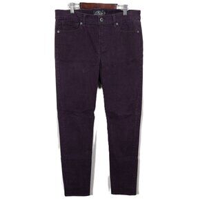 Lucky Brand Maroon Denim SZ 10 Brooke Legging Jeans